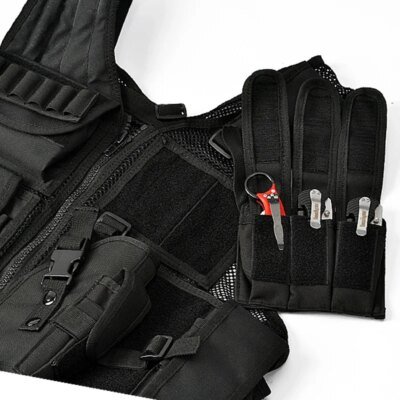 Équipement de chasse DulglaMilitary avec Molle Magazine, Poudres Airsoft Gun Holster