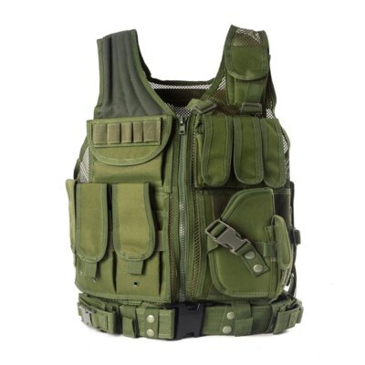 Équipement de chasse DulglaMilitary avec Molle Magazine, Poudres Airsoft Gun Holster