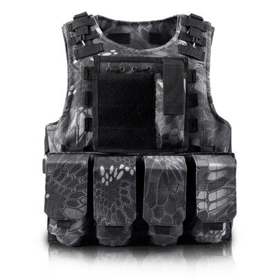 Gilet d'assaut Molle Dulgla pour airsoft et chasse. Équipement