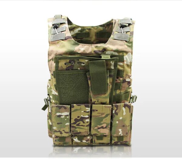 Gilet d'assaut Molle Dulgla pour airsoft et chasse. Équipement
