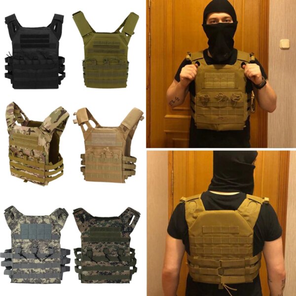 Gilet de chasse tactique 600D étanche, armure corporelle d'extérieur