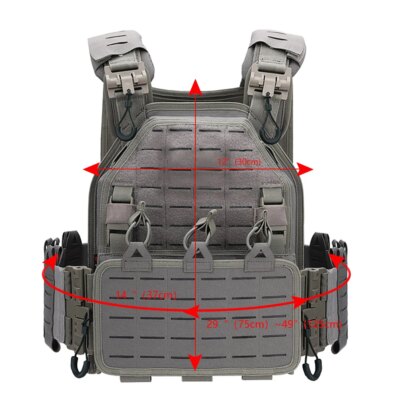 Gilet de chasse tactique 600D étanche, armure corporelle d'extérieur