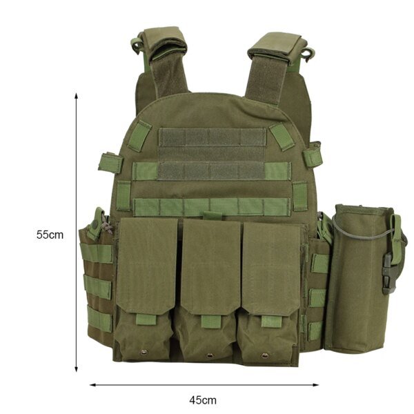 Gilet de chasse tactique 600D étanche, armure corporelle d'extérieur