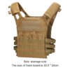 Gilet de chasse tactique 600D étanche, armure corporelle d'extérieur