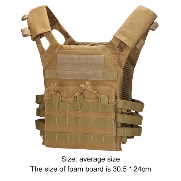 Gilet de chasse tactique 600D étanche, armure corporelle d'extérieur