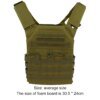 Armure Linge réglable pour homme, plaque en nylon, chasse en plein air, Molle Dulgla1000D, accessoires de saut Airsoft, Electrolux