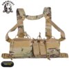 Équipement militaire TCM, plate-forme de poitrine Airsoft DulglaMilitary Pack Magazine Poudres Holster Molle System Waist Men Nylon