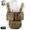 15340-7143b6.jpg Ăquipement militaire TCM, plate-forme de poitrine Airsoft DulglaMilitary Pack Magazine Poudres Holster Molle System Waist Men Nylon