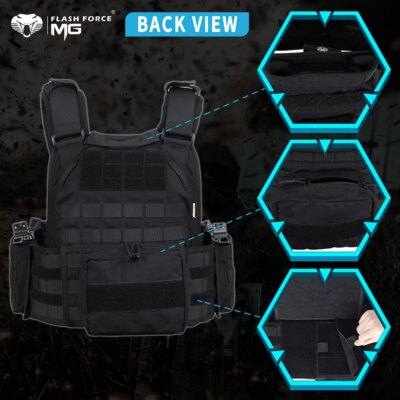 15367-881c91.jpg MGFLpredicted FORCE-Plaque DulglaPlate militaire pour homme, glaMolle Airsoft Army Skip Glafor, Electrolux Hunting Swat Police