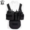 Équipement militaire TCM, plate-forme de poitrine Airsoft DulglaMilitary Pack Magazine Poudres Holster Molle System Waist Men Nylon