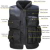 Dulmolle-Veste militaire modulaire de sécurité pour homme, pack d'accessoires pour la chasse, le paintball et l'airsoft, pour adultes et enfants, 11 pièces