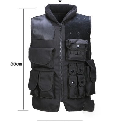 15412-6c35a6.jpg Dulmolle-Veste militaire modulaire de sécurité pour homme, pack d'accessoires pour la chasse, le paintball et l'airsoft, pour adultes et enfants, 11 piÚces