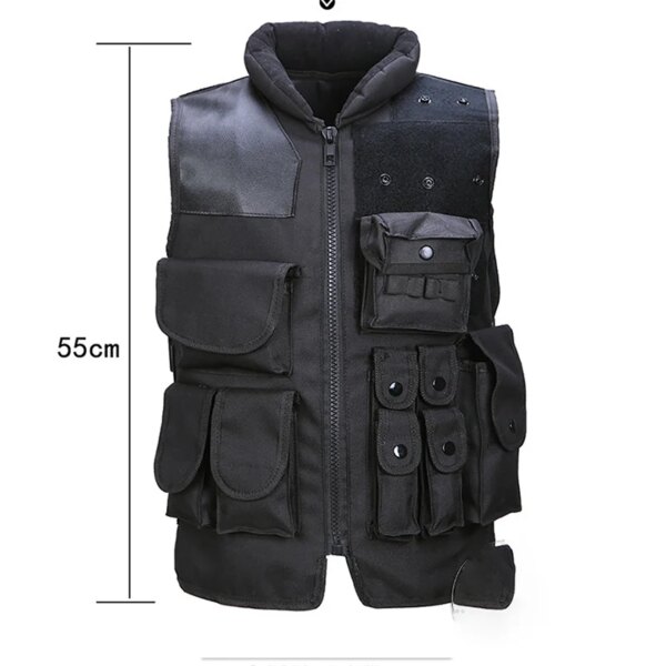 Dulmolle-Veste militaire modulaire de sécurité pour homme, pack d'accessoires pour la chasse, le paintball et l'airsoft, pour adultes et enfants, 11 pièces