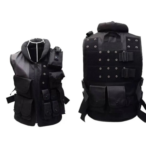 Dulmolle-Veste militaire modulaire de sécurité pour homme, pack d'accessoires pour la chasse, le paintball et l'airsoft, pour adultes et enfants, 11 pièces