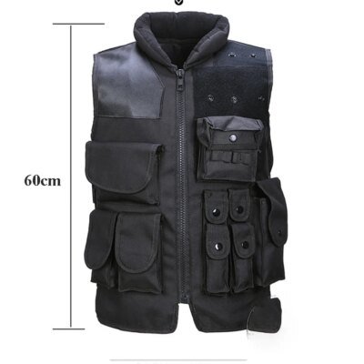 Dulmolle-Veste militaire modulaire de sécurité pour homme, pack d'accessoires pour la chasse, le paintball et l'airsoft, pour adultes et enfants, 11 pièces