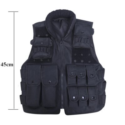 15432-a3aad4.jpg Dulmolle-Veste militaire modulaire de sécurité pour homme, pack d'accessoires pour la chasse, le paintball et l'airsoft, pour adultes et enfants, 11 piÚces