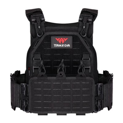 DulglaOutdoor Hunting Plate for Airsoft Skip, Protective and Adjustable Gla1000D, Molle Body Armor, Glafor