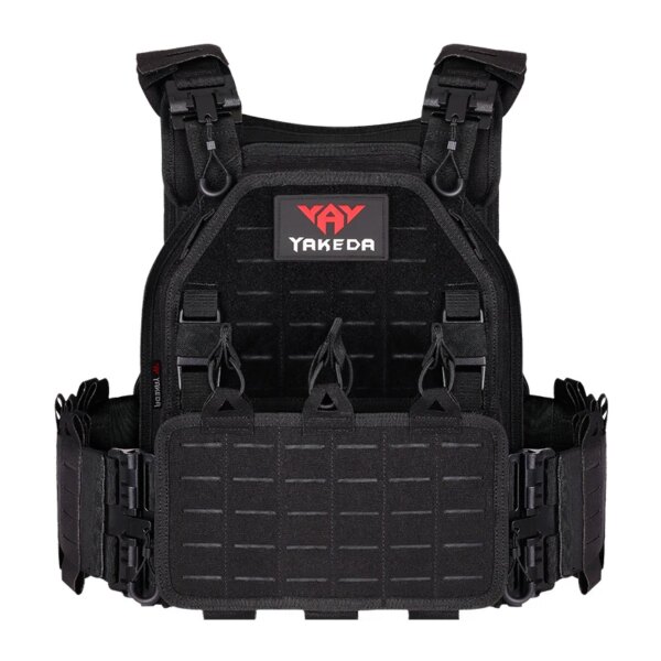 DulglaOutdoor Hunting Plate for Airsoft Skip, Protective and Adjustable Gla1000D, Molle Body Armor, Glafor – Image 2