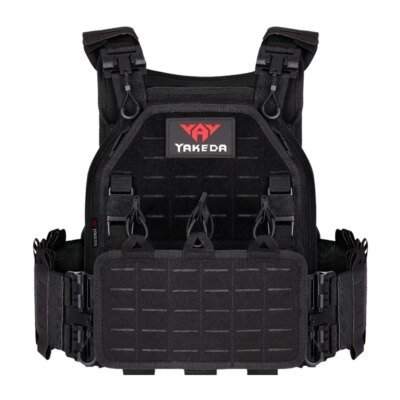 DulglaOutdoor Hunting Plate for Airsoft Skip, Protective and Adjustable Gla1000D, Molle Body Armor, Glafor