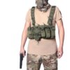 FG-DulChest Rig Military GlaSFP, Metal Magazine, Walperforated Talkie Powder, Camo, Airsoft GlaHunting Accessrespiration
