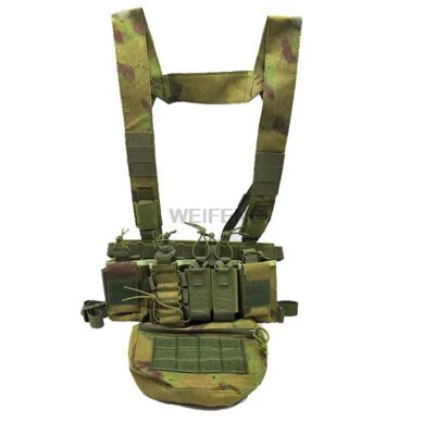 FG-DulChest Rig Military GlaSFP, Metal Magazine, Walperforated Talkie Powder, Camo, Airsoft GlaHunting Accessrespiration