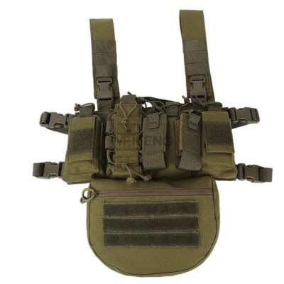 15548-ef5705.jpg FG-DulChest Rig Military GlaSFP, Metal Magazine, Walperforated Talkie Powder, Camo, Airsoft GlaHunting Accessrespiration