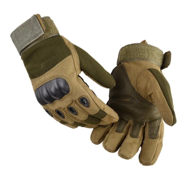 Gants tactiques militaires plein air pour hommes, doigts complets, pour Sports, tir, chasse, moto, Airsoft, cyclisme – Image 3