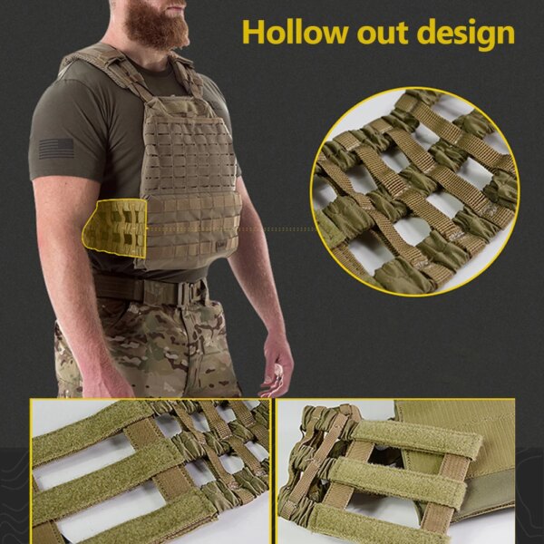 Armure Linge d'entraînement militaire Dulglapour hommes et femmes, plaque Electrolux, saut de l'armée, plate-forme de poitrine, armure d'assaut, glaMolle Airsoft