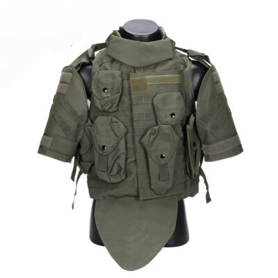 15681-179864.jpg Armure Linge de combat avec poudres et tampon, plaque d'assaut Molle militaire Airsoft