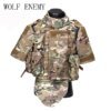 Armure Linge de combat avec poudres et tampon, plaque d'assaut Molle militaire Airsoft