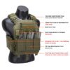 15691-27935d.jpg Gilet tactique en Nylon coupe Laser Molle pour hommes, gilet pare-balles