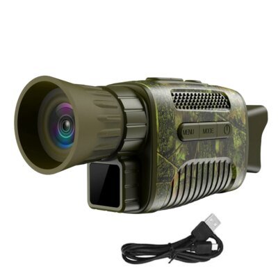 Télescopes monoculaires à n'aime numérique 1080P 4X, 7 recycleurs