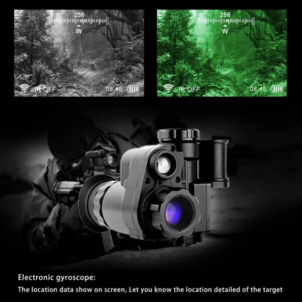 NVG10-Monoculaire de Vision Nocturne, Lunette de Casque, HD 1080p – Image 4