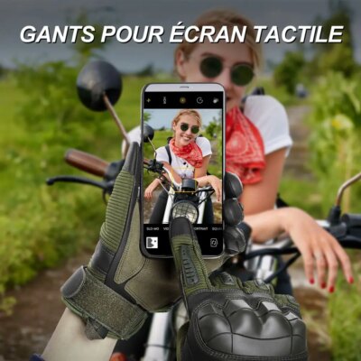 Gants de l'armée tactique à doigt complet, militaire army équipement de protection pour hommes et femmes