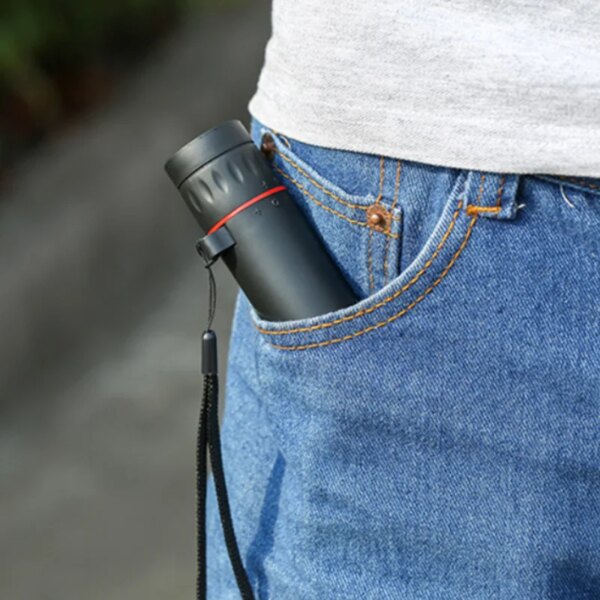 Télescope monoculaire HD 2000x24, zoom Focus, Film vert, optique pour la chasse