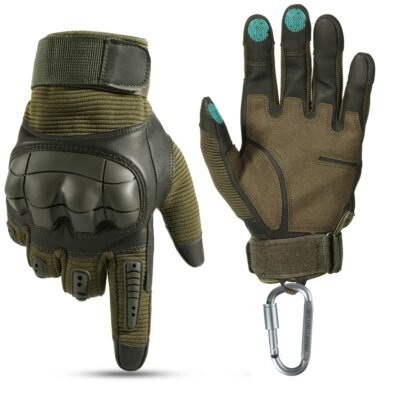 Gants de l'armée tactique à doigt complet, militaire army équipement de protection pour hommes et femmes