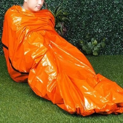 16133-9f8251.jpg Couverture d'isolation d'urgence orange PE épaissie, sac de couchage tente tubulaire