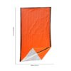 Tente tubulaire d'urgence pour 1/2 personnes, sac de couchage