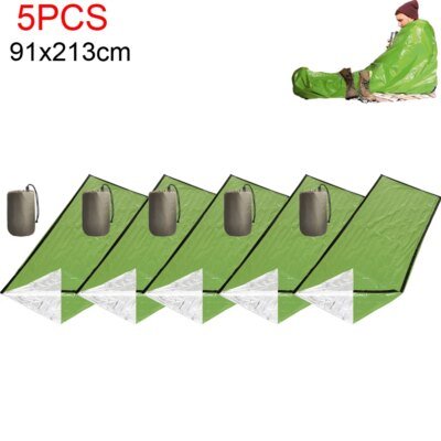 Tente tubulaire d'urgence pour 1/2 personnes, sac de couchage