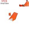 Tente tubulaire d'urgence pour 1/2 personnes, sac de couchage