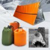 Kit de couverture thermique SOS imperméable, tente d'urgence