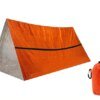 Kit de couverture thermique SOS imperméable, tente d'urgence