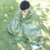 Kit de couverture thermique SOS imperméable, tente d'urgence