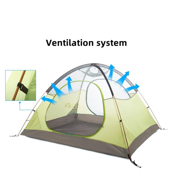 tente de Camping ultralégère pour 2 à 3 personnes, Double couche, imperméable