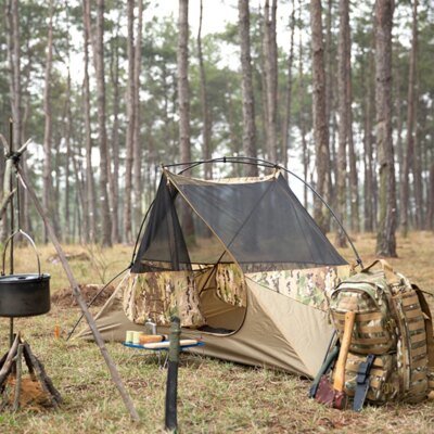 Tente de Camping, étanche à la pluie, Portable, Camouflage simple