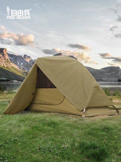 Tente de Camping, étanche à la pluie, Portable, Camouflage simple