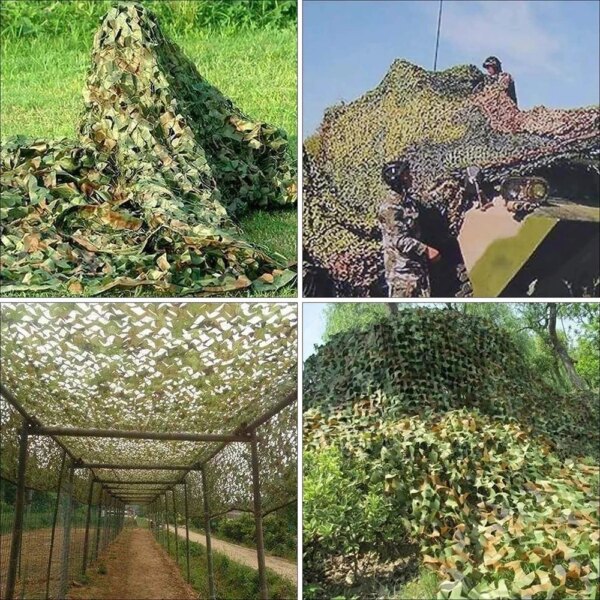 1.5m x 1m / 4m x 5m camouflage militaire de chasse forêt camouflage – Image 5