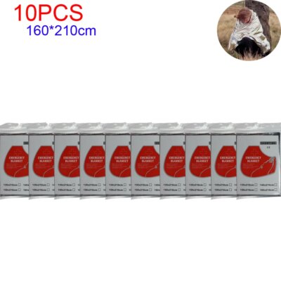 16804-e925cb.jpg 5-30PCS Couverture D'urgence Extérieure Survivre Premiers Secours Militaires