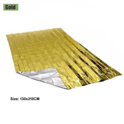 16819-322606.jpg Couverture thermique coupe-vent imperméable en aluminium, kit de sauvetage militaire