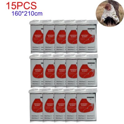 5-30PCS Couverture D'urgence Extérieure Survivre Premiers Secours Militaires